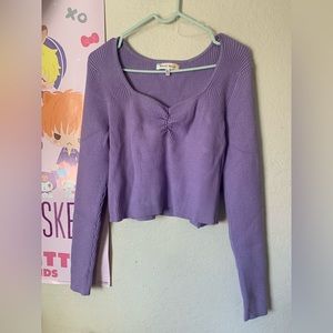 women’s lilac/purple long sleeves